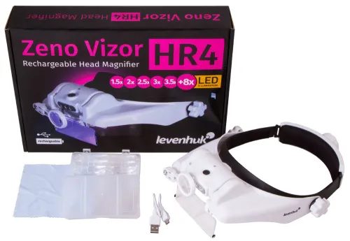 picture Levenhuk Zeno Vizor HR4 Head Rechargeable Magnifier,  2