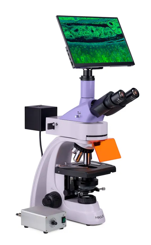 photo MAGUS Lum D400L LCD Fluorescence Digital Microscope,  4