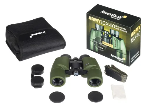 picture Levenhuk Army 10x40 Binoculars with Reticle,  5