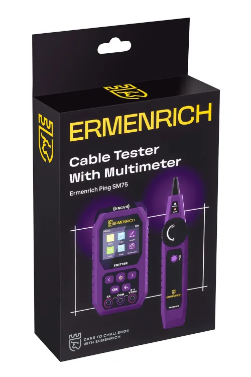 image Ermenrich Ping SM75 Cable Tester With Multimeter,  10