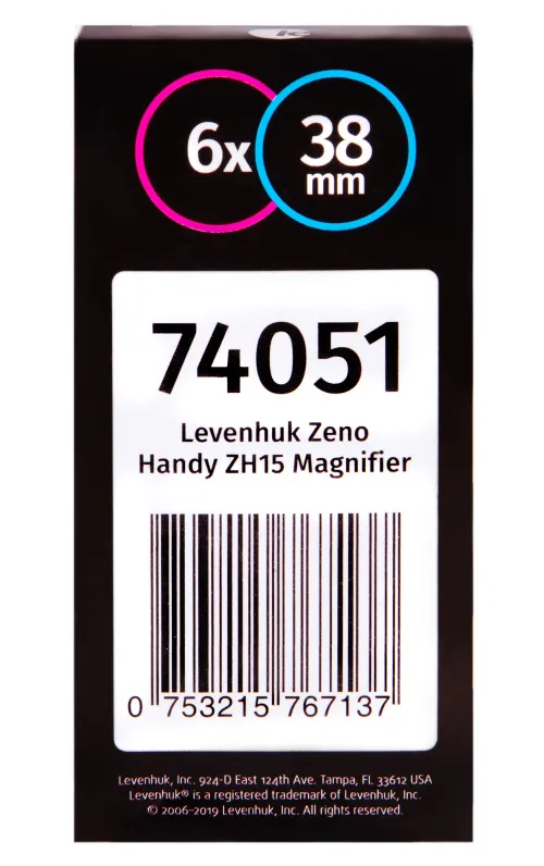 image Levenhuk Zeno Handy ZH15 Magnifier,  8