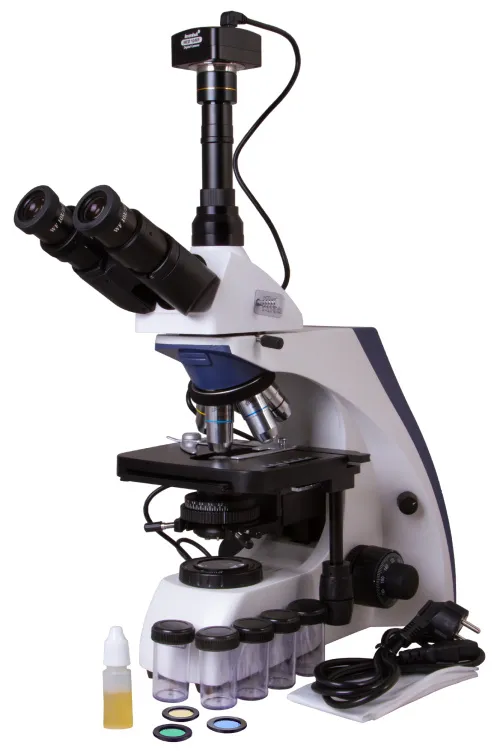 photograph Levenhuk MED D30T Digital Trinocular Microscope,  2