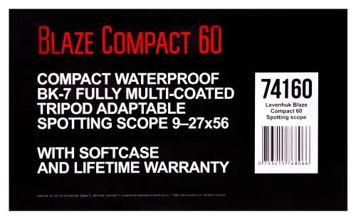 photo Levenhuk Blaze Compact 60 Spotting Scope,  19