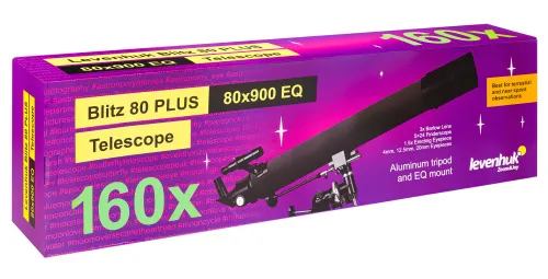 photograph Levenhuk Blitz 80 PLUS Telescope,  12