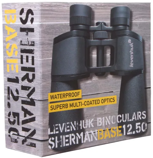 photograph Levenhuk Sherman BASE 12x50 Binoculars - Exhibition Item,  11