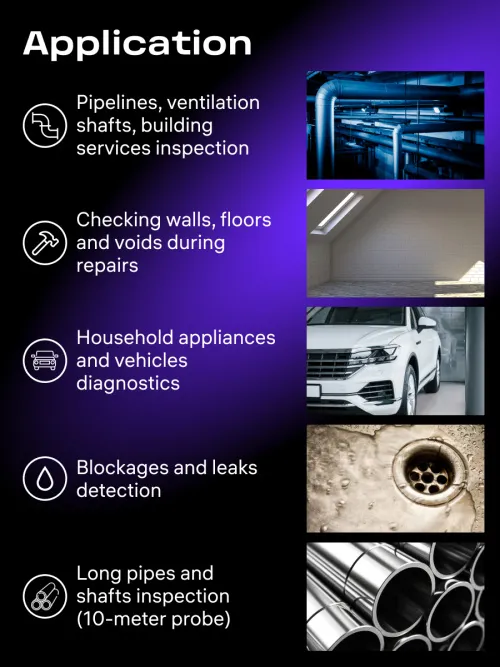 photograph Ermenrich Seek VE15 Industrial Endoscope,  14