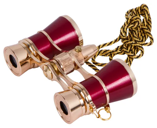 photo Levenhuk Broadway 325F Opera Glasses (with LED light and chain),  5