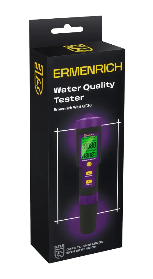 photo Ermenrich Wett QT30 Water Quality Tester,  6