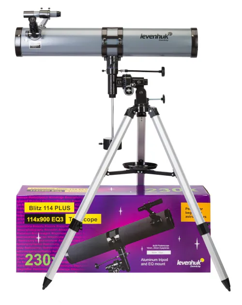 photo Levenhuk Blitz 114 PLUS Telescope - Exhibition Item,  2
