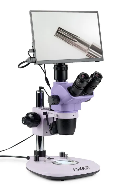 photograph MAGUS Stereo D8T LCD BASE Digital Stereomicroscope,  3