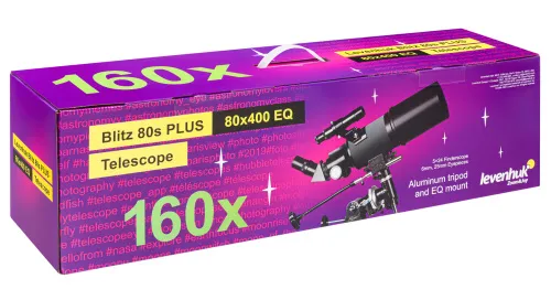 image Levenhuk Blitz 80s PLUS Telescope,  12