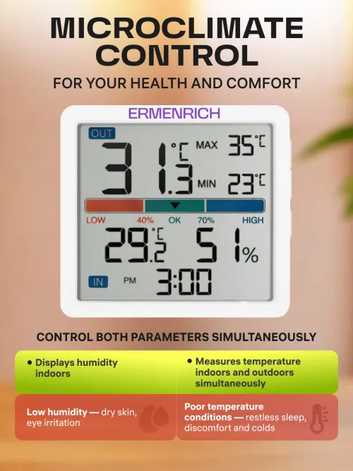 photograph Ermenrich Report WR10 Thermohygrometer,  9