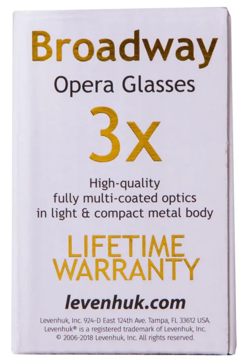 image Levenhuk Broadway 325C Opera Glasses with Chain,  14