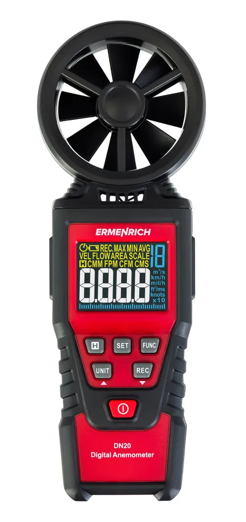 image Ermenrich Seek DN20 Digital Anemometer,  3