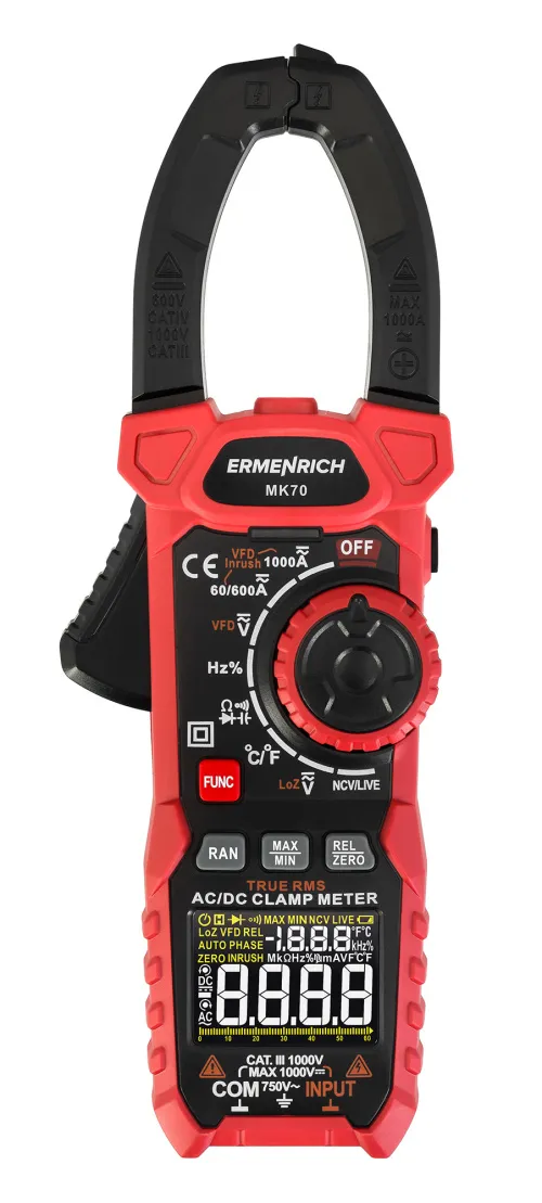 picture Ermenrich Ping MK70 Digital Clamp Meter,  3