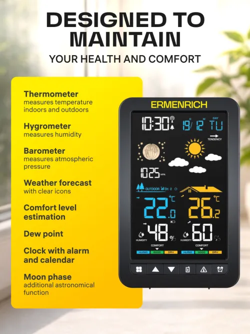 photo Ermenrich Report WR30 Weather Station,  13