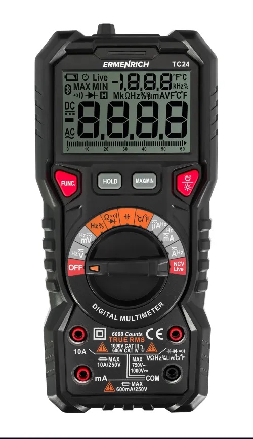 photograph Ermenrich Zing TC24 Digital Multimeter,  2