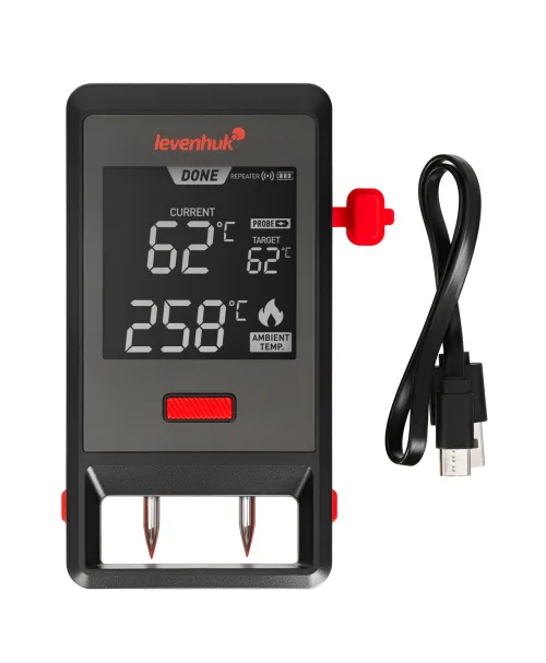 photo Levenhuk Wezzer Grill BT50 Meat Thermometer,  7