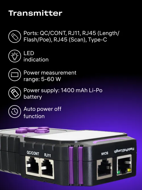 photo Ermenrich NetGeeks NP45 Multifunctional Cable Tester,  15