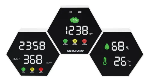photograph Levenhuk Wezzer Air PRO DM50 Air Quality Monitor,  4