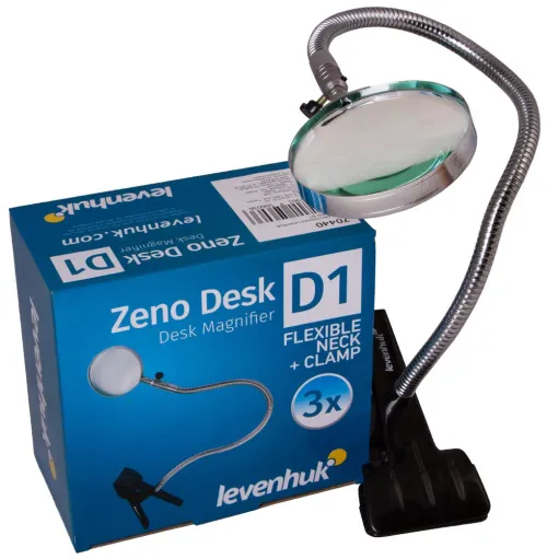 photo Levenhuk Zeno Desk D1 Magnifier,  3