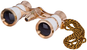 Levenhuk Broadway 325F Opera Glasses (with LED light and chain